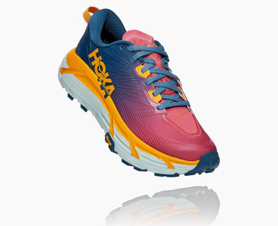 Hoka Australia One One Mafate Speed 3 - Womens Trail Shoes Blue - MPBGW-8693